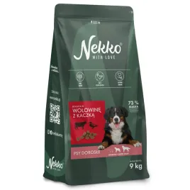 sucha-karma-dla-psa-nekko-gf-adult-srednie-duze-rasy-wolowina-z-kaczka-9kg