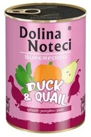 mokra-karma-dla-psa-dolina-noteci-superfood-kaczka-przepiorka-400g