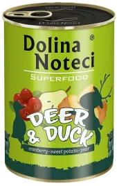 mokra-karma-dla-psa-dolina-noteci-superfood-jelen-kaczka-400g