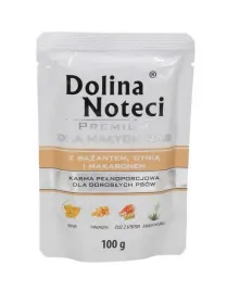 dolina-noteci-premium-male-rasy-bazant-dynia-mokra-karma-dla-psa-100g