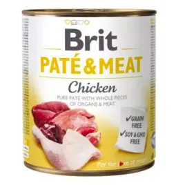 mokra-karma-dla-psa-brit-pate-meat-chicken-800g