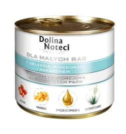 dolina-noteci-premium-male-rasy-cielecina-pomidor-mokra-karma-dla-psa-185g