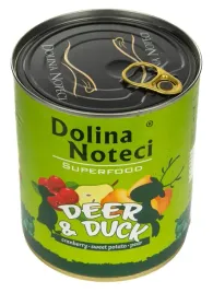 mokra-karma-dla-psa-dolina-noteci-superfood-jelen-kaczka-800g