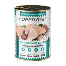 mokra-karma-dla-psa-dolina-noteci-super-rafi-perliczka-watrobka-wolowa-400g