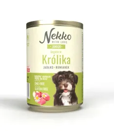 nekko-junior-krolik-jablko-rumianek-karma-szczeniak-400g-100percent-natury