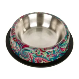 chico-miska-metalowa-na-gumie-dla-psa-paisley-niebieska-047l