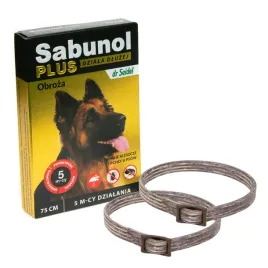 sabunol-plus-obroza-przeciw-pchlom-i-kleszczom-dla-psa-brazowa-2x75cm