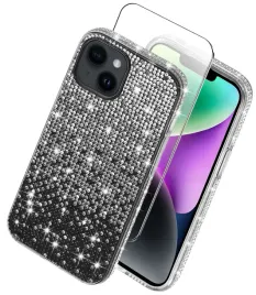 etui-do-iphone-13-or-14-silikonowe-brokat-diamond-szklo-ochronne-na-ekran-9h