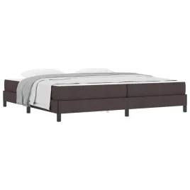 lozko-sprezynowe-z-materacem-ciemny-braz-200-x-200-cm-tkanina