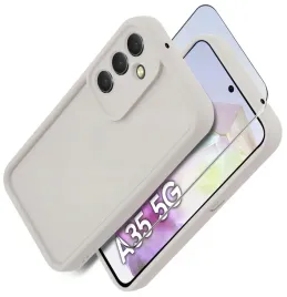 etui-do-samsung-a35-5g-silikonowe-matowe-szklo-ochronne-na-ekran-9h