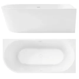 wanna-wolnostojaca-narozna-150-cm-prawa-biala-przyscienna-rea-bellanto