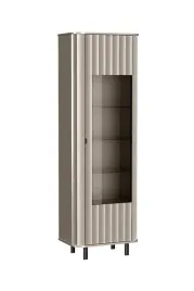 witryna-novado-no-4-szerokosc-65-cm-clay-gray-ryfle-jednodrzwiowa-szklo