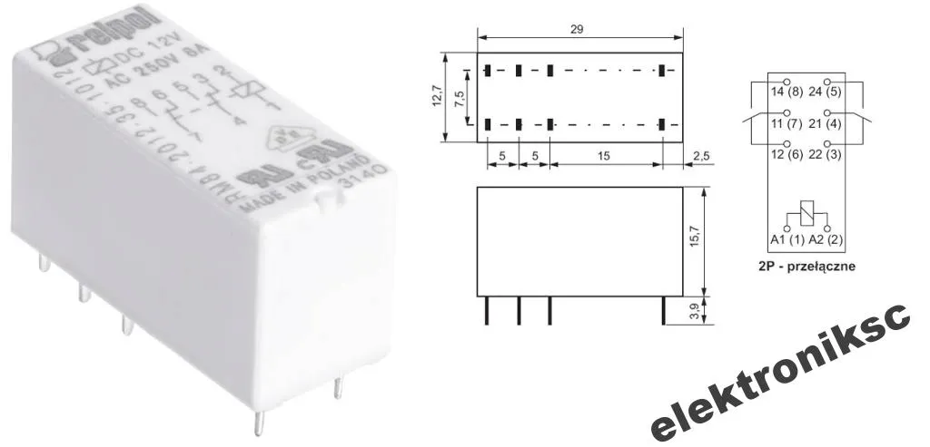 przekaznik-5vdc-2x8a-250vac-stan-nowy