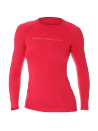 koszulka-damska-3d-run-pro-z-dlugim-rekawem-brubeck-malinowy-xl