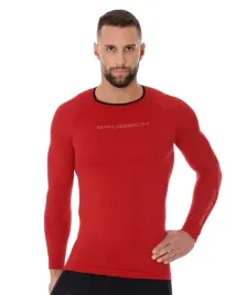 koszulka-meska-3d-run-pro-z-dlugim-rekawem-brubeck-czerwony-xxl