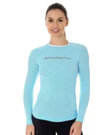 koszulka-damska-3d-run-pro-z-dlugim-rekawem-brubeck-blekitny-xl
