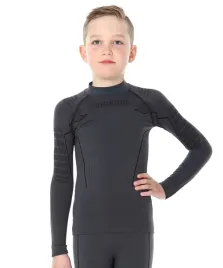 bluza-termoaktywna-junior-chlopieca-brubeck-thermo-grafitowy-140-146