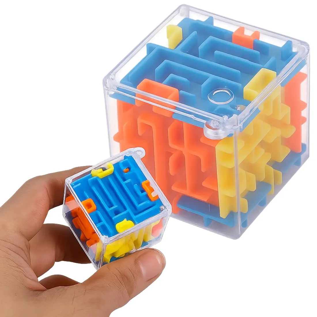 kostka-3d-cube-labirynt-kulkowy-gra-logiczna-zrecznosciowa-upominek-zabawka-stan-nowy