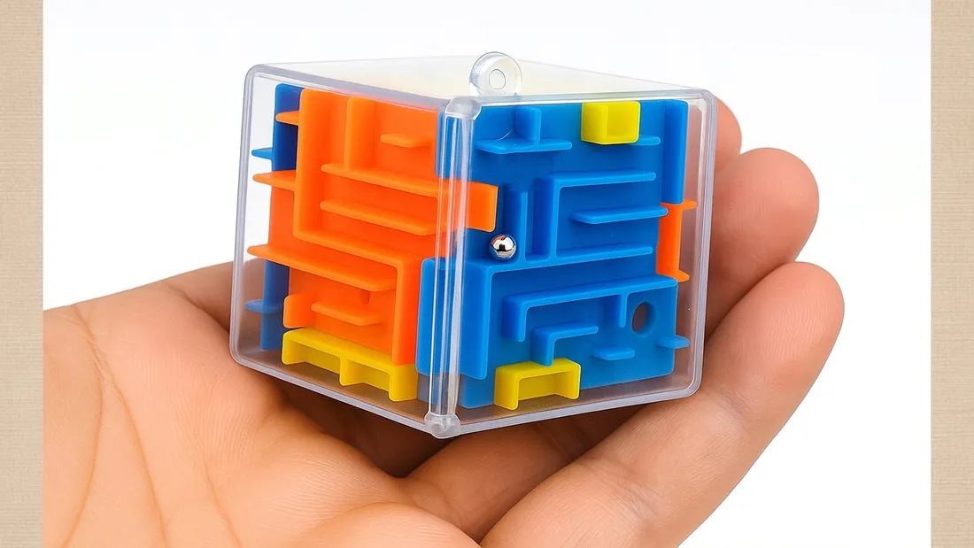kostka-3d-cube-labirynt-kulkowy-gra-logiczna-zrecznosciowa-upominek-zabawka-stan-nowy