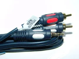 kabel-jack-35mm-2-x-rca-cinch-gold-hq-3m