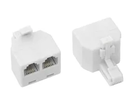 wtyk-rj11-talvico-bialy-adapter-4c-wtyk-modul-2-gniazdo-10-sztuk