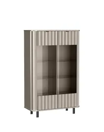 witryna-novado-no-9-szerokosc-98-cm-clay-gray-ryfle-dwudrzwiowa-szklo
