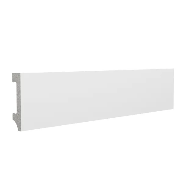 70x15mm Listwa przypodłogowa Biała HI-PS GOTOWA Wodoodporna PFS-7015 1mb.