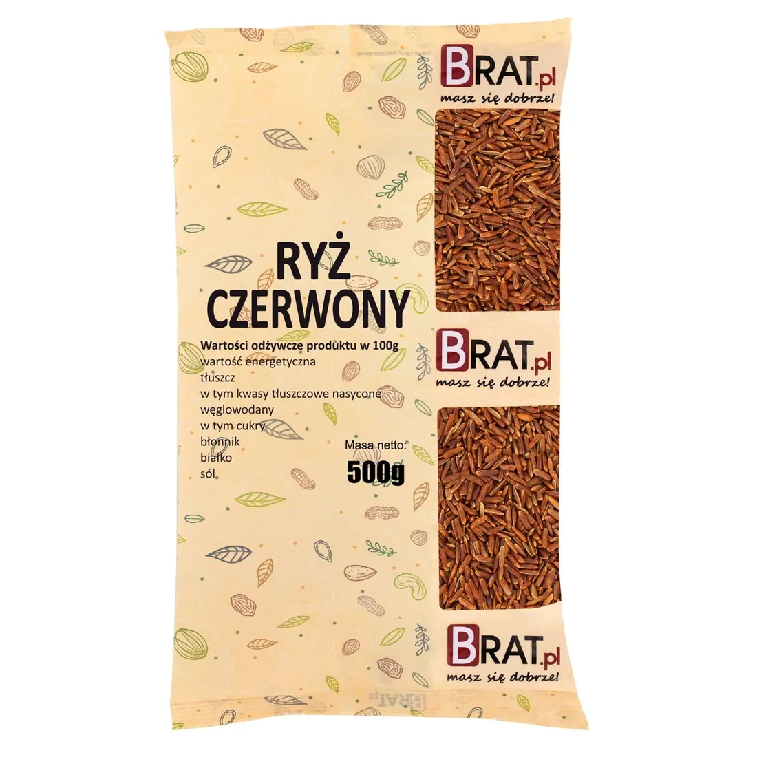 ryz-czerwony-500g-stan-nowy