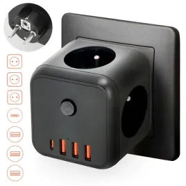gniazdo-elektryczne-rozgaleznik-usb-3-gniazda-z-uz-i-wyl-4x-usb-czarny