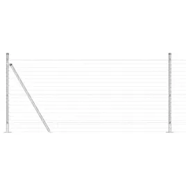 ogrodzenie-z-slupkiem-srebrny-1-x-10-m-stal