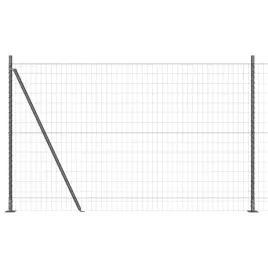 ogrodzenie-z-slupkiem-szary-15-x-10-m-stal-i-pvc