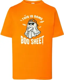 koszulka-na-halloween-this-is-some-boo-sheet-duszek-zniechecony-122-128
