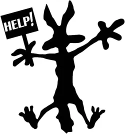 naklejka-bez-tla-na-auto-szybe-samochod-kojot-help