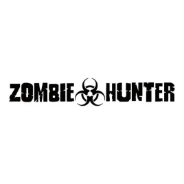 naklejka-na-auto-samochod-szybe-zombie-hunter