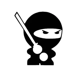 naklejka-na-auto-szybe-baby-samurai-baby-ninja