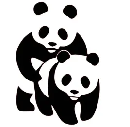 naklejka-na-auto-szybe-pandy-panda-milosc