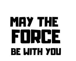 naklejka-na-auto-szybe-may-the-force-be-with-you