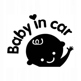 naklejka-na-auto-szybe-baby-in-car