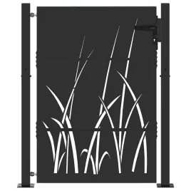 brama-ogrodowa-czarny-110-x-130-cm-stal-malowana-proszkowo
