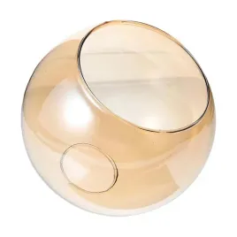 klosz-szklany-do-lamp-na-e27-kula-dymna-zlota-amber-bursztynowa