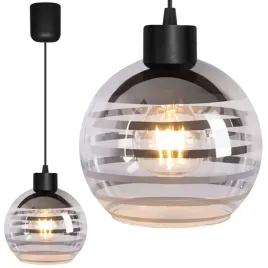 lampa-wiszaca-sufitowa-zwis-pcv-na-1x-e27-szklany-klosz-kula-paski