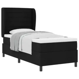 czarne-lozko-sprezynowe-z-regulowanym-wezglowiem-203-x-93-x-128-cm