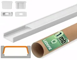 profil-aluminiowy-nawierzchniowy-bialy-klosz-mleczny-zaslepki-1m-do-led