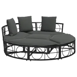 modulowa-lezanka-ogrodowa-z-poduszkami-czarna-160-x-50-cm