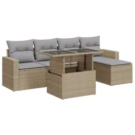 zestaw-wypoczynkowy-rattan-pe-z-regulowanym-blatem-i-schowkami-bezowy