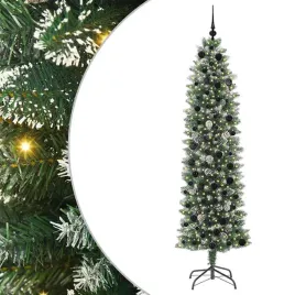 sztuczna-choinka-swiateczna-210-cm-z-cieplymi-swiatlami-led-i-smuklym