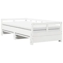 biala-lezanka-z-materacem-2w1-z-litego-drewna-sosnowego-2075-x-184-x-56