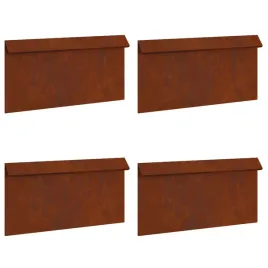 ogrodzenie-slimakowe-4-szt-rdzawy-50-x-35-x-25-cm