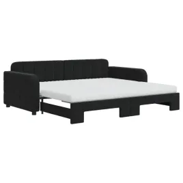 czarna-lezanka-2-w-1-z-aksamitnym-pokryciem-wymiary-213-x-100-x-71-cm