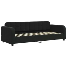czarna-sofa-z-funkcja-spania-z-aksamitu-223-x-91-x-71-cm